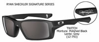 Oakley Twitch RYAN SHECKLER Polished Black-Grey (12-793)